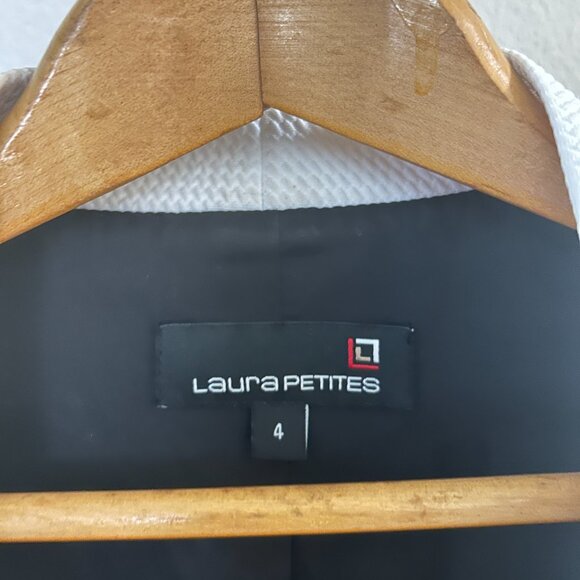 Laura Petites black white striped blazer - Picture 2 of 6